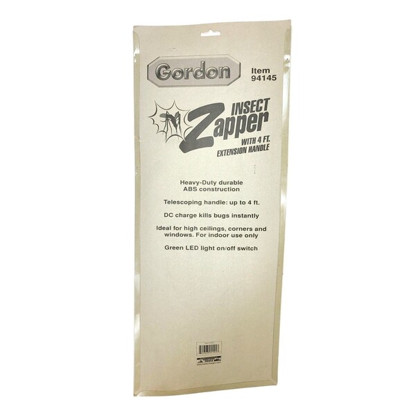 VTG Gordon Insect Zapper Large Long Telescopic Handle Handheld Battery Operated - Picture 4 of 4